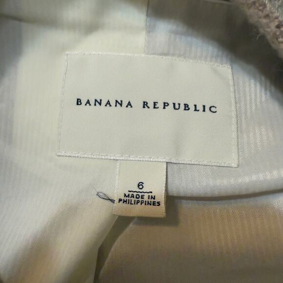 Banana Republic Women's Size 6 Beige Lace Trimmed Jacket  #3512 - Picture 9 of 9